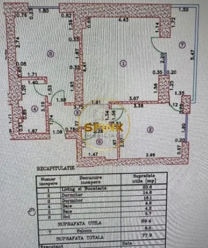 Apartament 3 camere de inchiriat 70 mp Cortina North - imagine 10