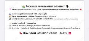 Dau in chirie apartament deosebit