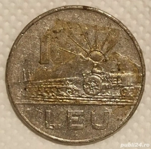 Monedă 1 leu din 1966