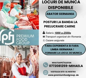 Locuri de munca  ABATOR GERMANIA -1800 E -2500 E