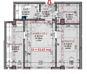 Apartament 2 camere | Finisat | Cartier Terra - imagine 8