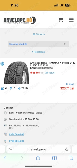 Vand anvelope Suzuki/ kia/ 215/60 R16 - imagine 7