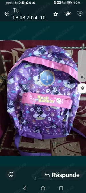 Ghiozdan scolar nou universal - imagine 2