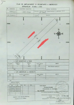 Vand 1900 mp teren intravilan Bascov-Lunca - imagine 4