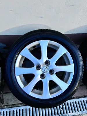 Roti aluminiu, anvelope Semperit 185/55/15, prindere 4x100 - imagine 2