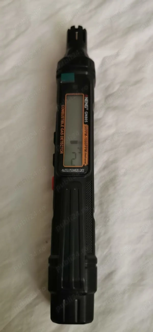 Detector de gaz metan portabil cu termometru - imagine 4