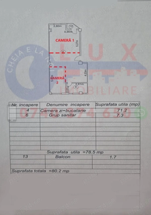 ID 3623 DE VÂNZARE Apartament 3 camere - CARTIER C5 - imagine 14