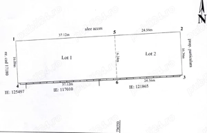 De vânzare teren intravilan construibil, 1200 mp, str. Arcașilor, Galați   deschidere 61 ml