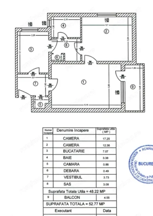 Apartament 2 camere Domenii-Parcul Ciresarii, garaj - imagine 20