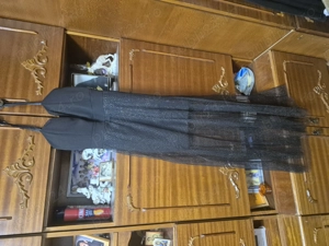 Rochie neagra argintie