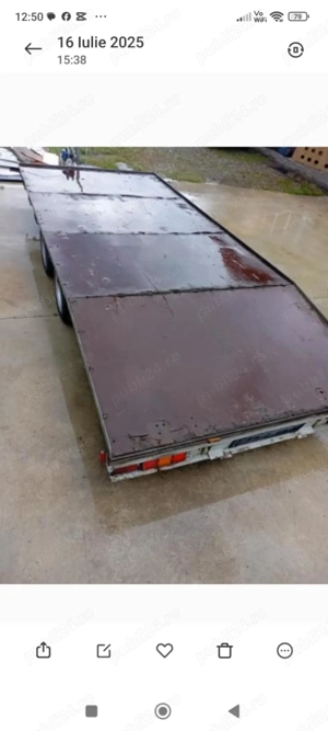 Vând platforma auto Ifor Williams Trailers SH