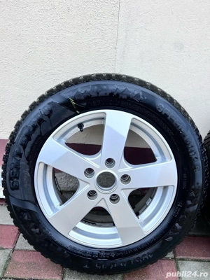 Roti aluminiu in stare foarte buna, anvelope Semperit 195/65/15 - imagine 3