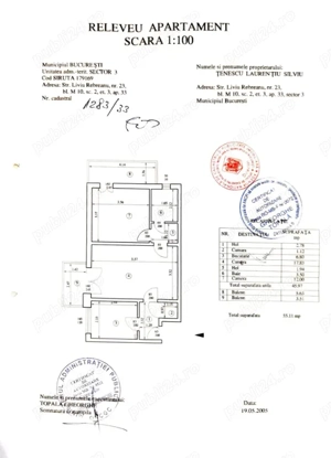 Apartament 2 camere la 7 min de metrou Titan, 46mp, 3 4 - imagine 9