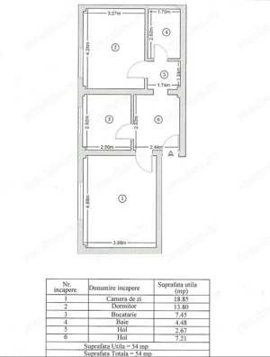 Apartament cu 2 camere Braytim la 5 minute de Lidl, Kaufland - imagine 3