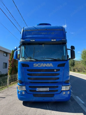 Scania euro 6 r410 model fără egr + semiremorca schmitz șasiu galvanizat