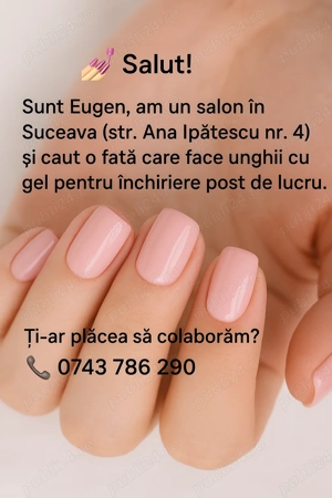 Inchiriez post de lucru unghii cu gel