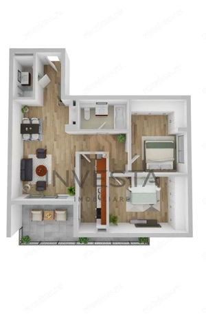 Apartament premium 3 camere+terasa  in Andrei Muresanu - imagine 2