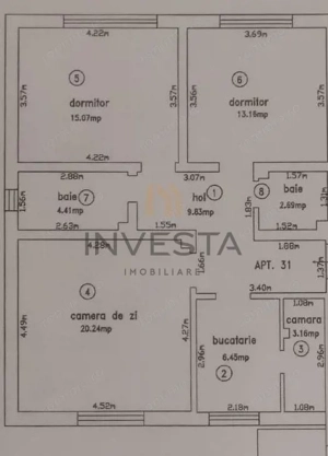 Apartament spatios/Zona strazii Scortarilor - imagine 9