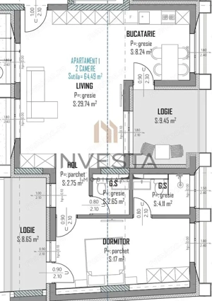 Apartament spatios/Bloc premium/Aurel Vlaicu - imagine 5