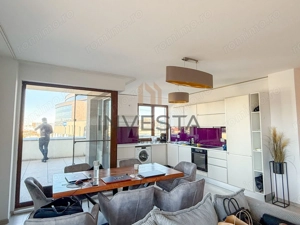 Penthouse 4 camere 120 mp utili + terasa 145 mp! Panorama spre lac! - imagine 2