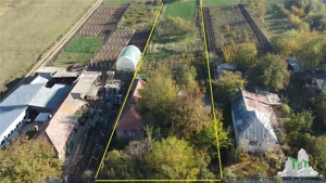 Oportunitate de investitie: Teren intravilan 1008mp cu casa +  teren extravilan 3100mp in spate, rez - imagine 2