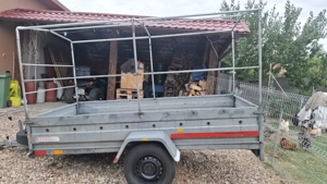Vand remorcă 750 kg cu prelata  - imagine 3