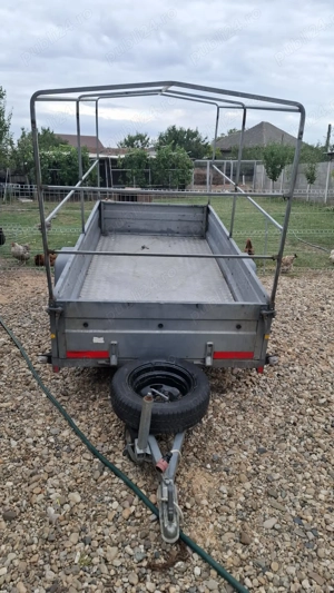 Vand remorcă 750 kg cu prelata  - imagine 2