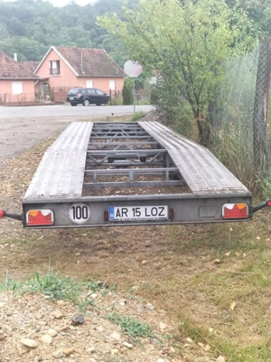 remorca   platforma transport masini - imagine 9