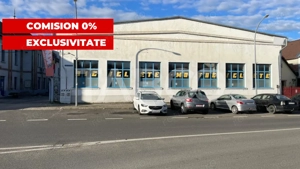Hala 430mp cu vitrina 21m si birouri zona circulata Piata Cluj