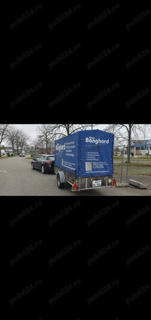 Remorca Auto 1300 kg ,Cu sistem frânare  - imagine 4