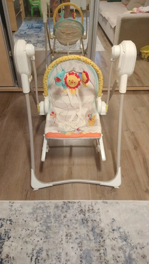 Leagan copii 3 in 1 Fisher Price + CADOU Paturica de joaca bebe