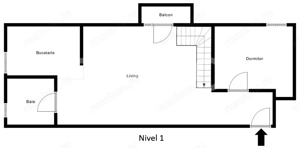 Apartament 82 mpu 4 camere 2 bai balcon mobilat utilat Rahovei