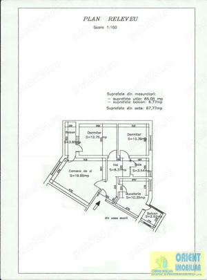 City Park Mall, apartament 3 camere, 72mp, gaze, mobilat, vanzari Constanta - imagine 10