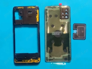 Carcasa - Capac Spate + Rama + Folie pentru camere - Samsung A51