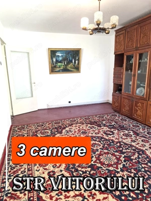 Comision cumparator 0%, 3 camere, decomandat , str. Viitorului