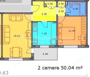 Apartament 2 camere, etaj 1, cu balcon – zona Ramada   Prima Shops - imagine 10