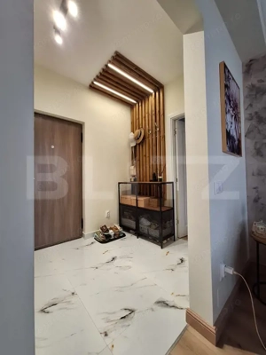 Apartament 2 camere Lux, ultrafinisat, mobilat complet, terasa 12mp, la cheie. - imagine 8