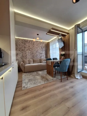 Apartament 2 camere Lux, ultrafinisat, mobilat complet, terasa 12mp, la cheie. - imagine 10