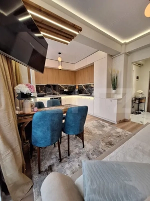 Apartament 2 camere Lux, ultrafinisat, mobilat complet, terasa 12mp, la cheie. - imagine 2