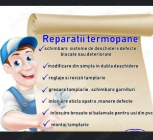 Reglaje & Reparații Tâmplărie PVC   București & Ilfov&Giurgiu  