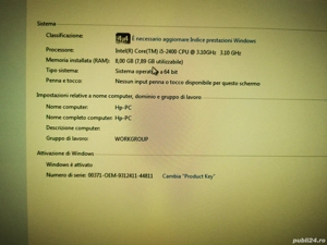 Sistem Desktop Pc HP Compaq 8200 Elite i5 vPro -2400 3.10GHz 8GB DDR3 256GB SSD DVD-RW - imagine 5