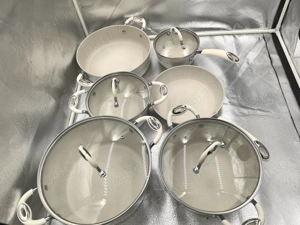 Set vase gatit marmura 10 piese antiaderent 