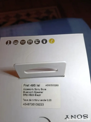 boxă portabilă  Sony nouă in cutie  - imagine 4
