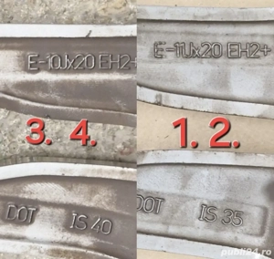 Jante Aliaj Originale  BMW M.PAKET R20 În Două Lățimi  Et. 35 11 J  Et. 40 10 J 5x120  In stare buna - imagine 5