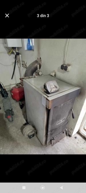 Vând centrală pe lemn și cărbune de 35kw