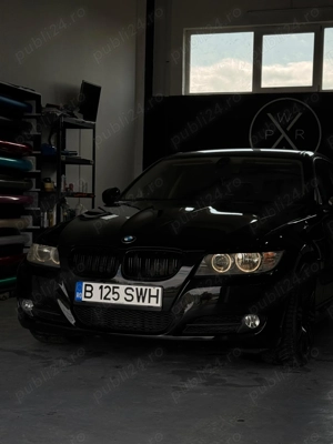 BMW Seria 318d E90 Facelift, Piele, Navigatie, Clima, RAR efectuat, Scaune incalzite, Pilot automat - imagine 6