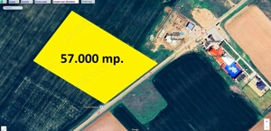 Mihailesti - vav de Piscina Dovinot, 57000 mp. teren intravilan cu deschidere la DN6