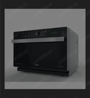 Vand  - Cuptor cu microunde, Whirlpool MWSC 833 SB, 33l, 900W, CrispFry, Curatare automata, nou .