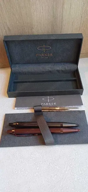 SET 2 Pixuri Parker IM Royal Monochrome Burgundy - imagine 3