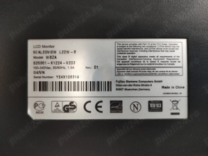 Monitor LCD Fujitsu-Siemens SCALEOVIEW L22W-8, 22 inchi, VGA - imagine 3